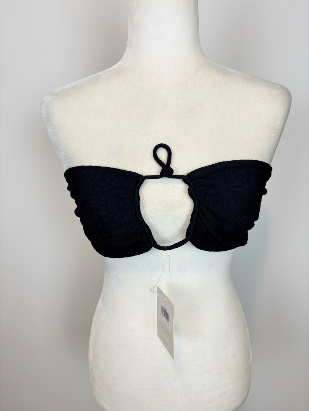 FELLA Conan Bikini Top in Black Size L